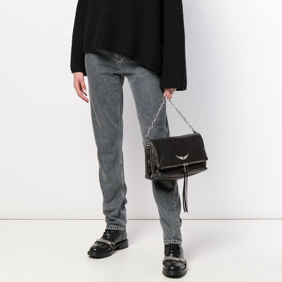 ZADIG&VOLTAIRE ROCKY FOLDOVER CROSSBODY BAG - Picture 2 of 9